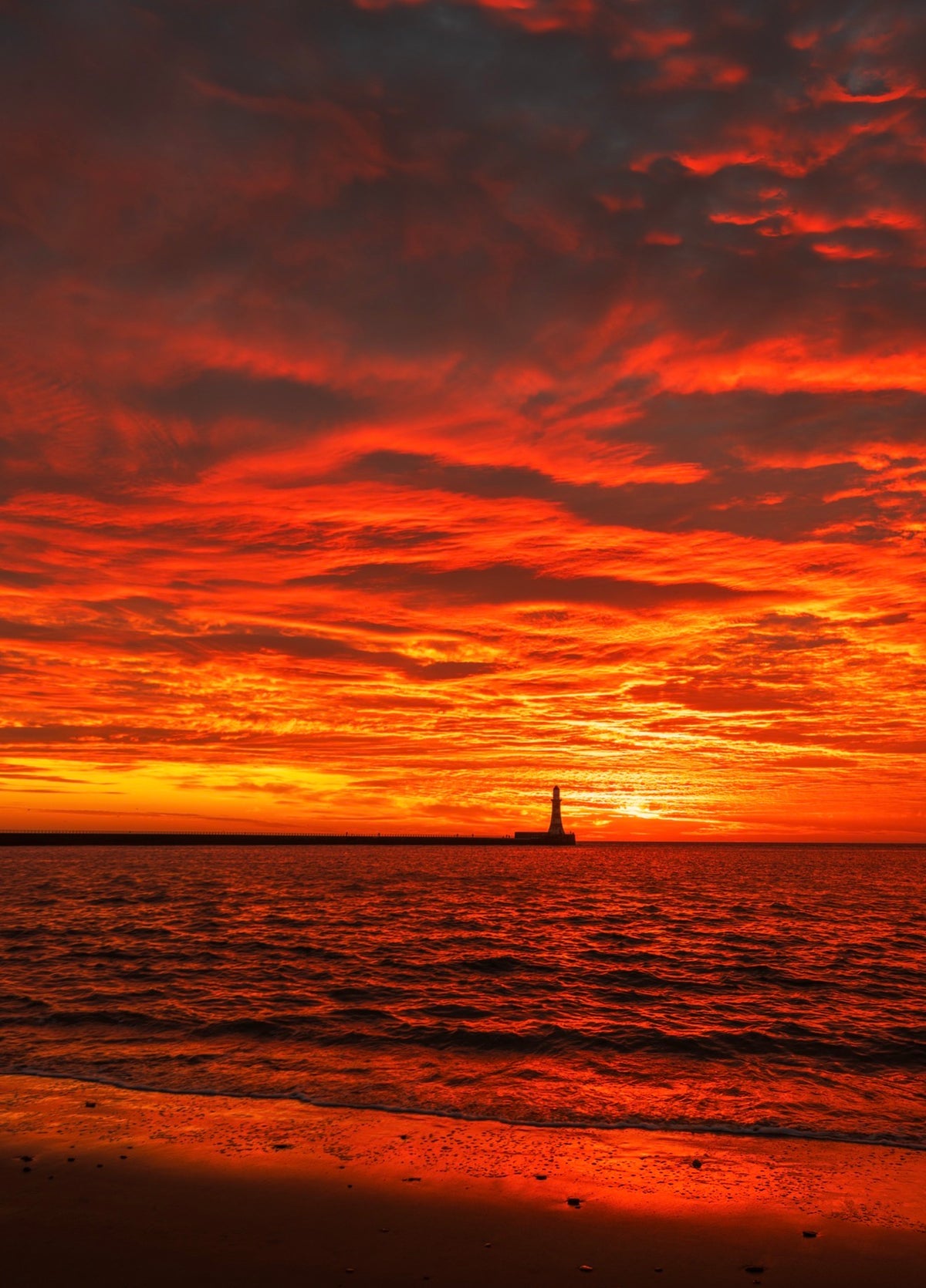 An incredible Sunrise at Roker