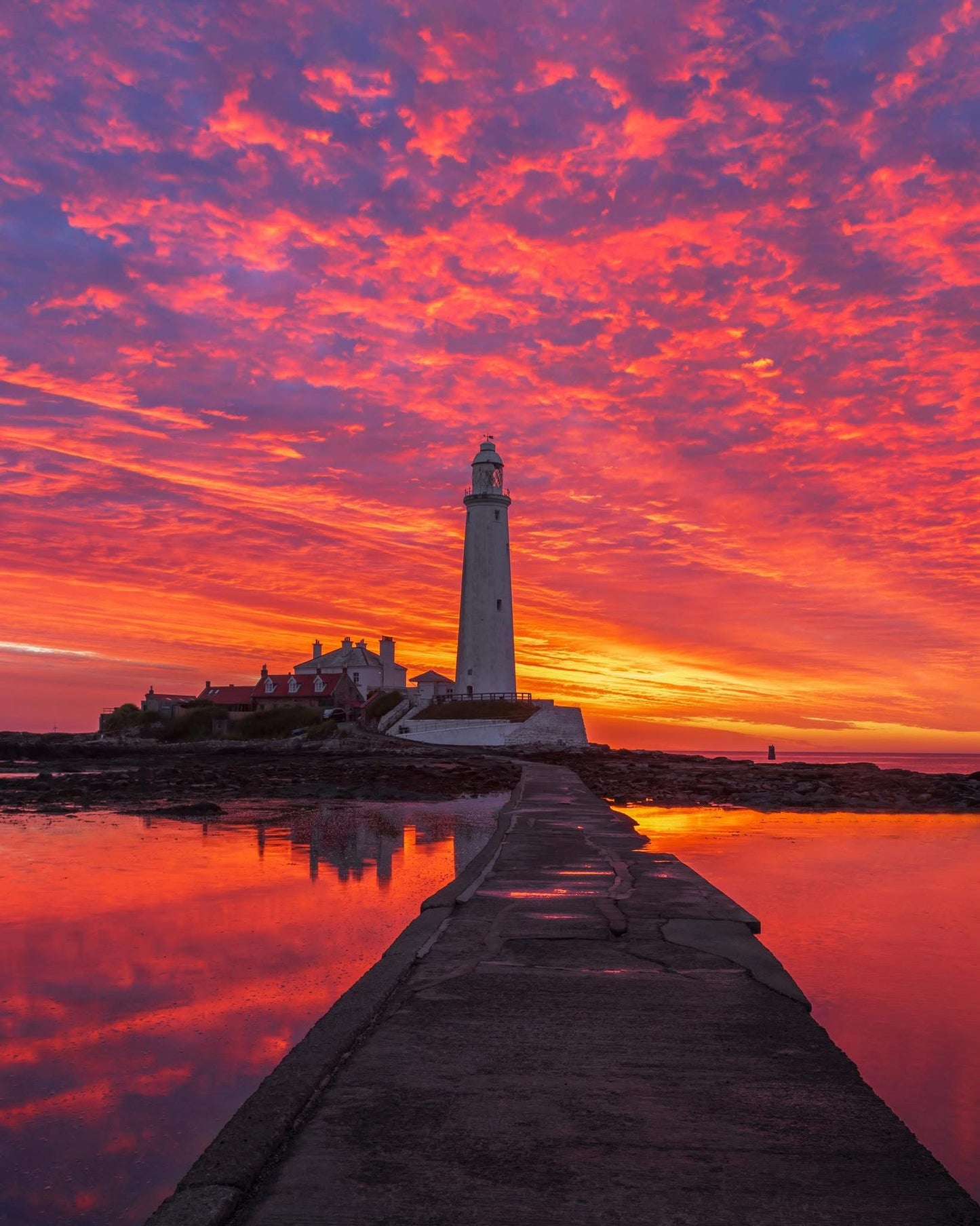 A beautiful sunrise on St. Mary’s Causeway.