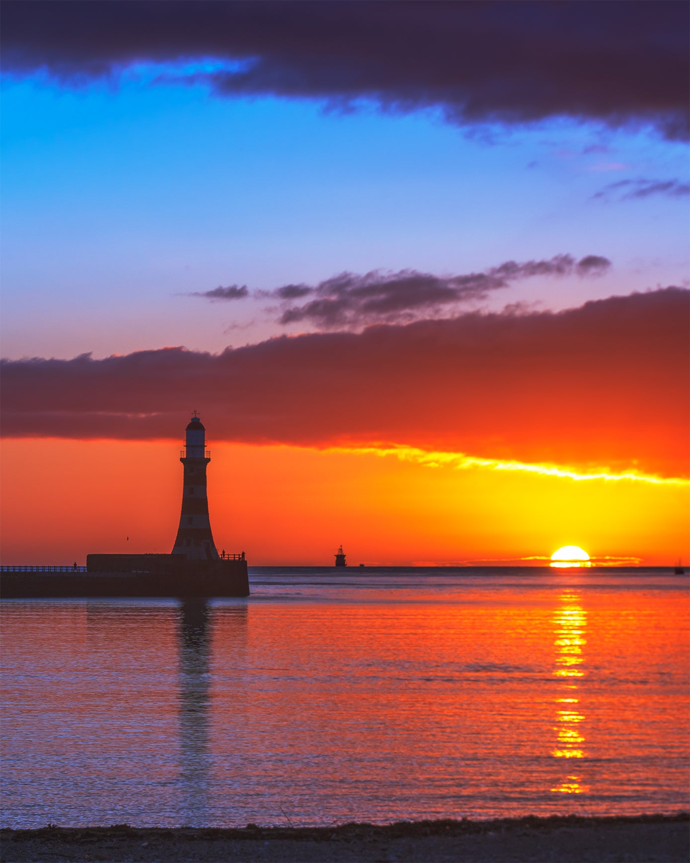 Sunrise on the Roker Riviera.