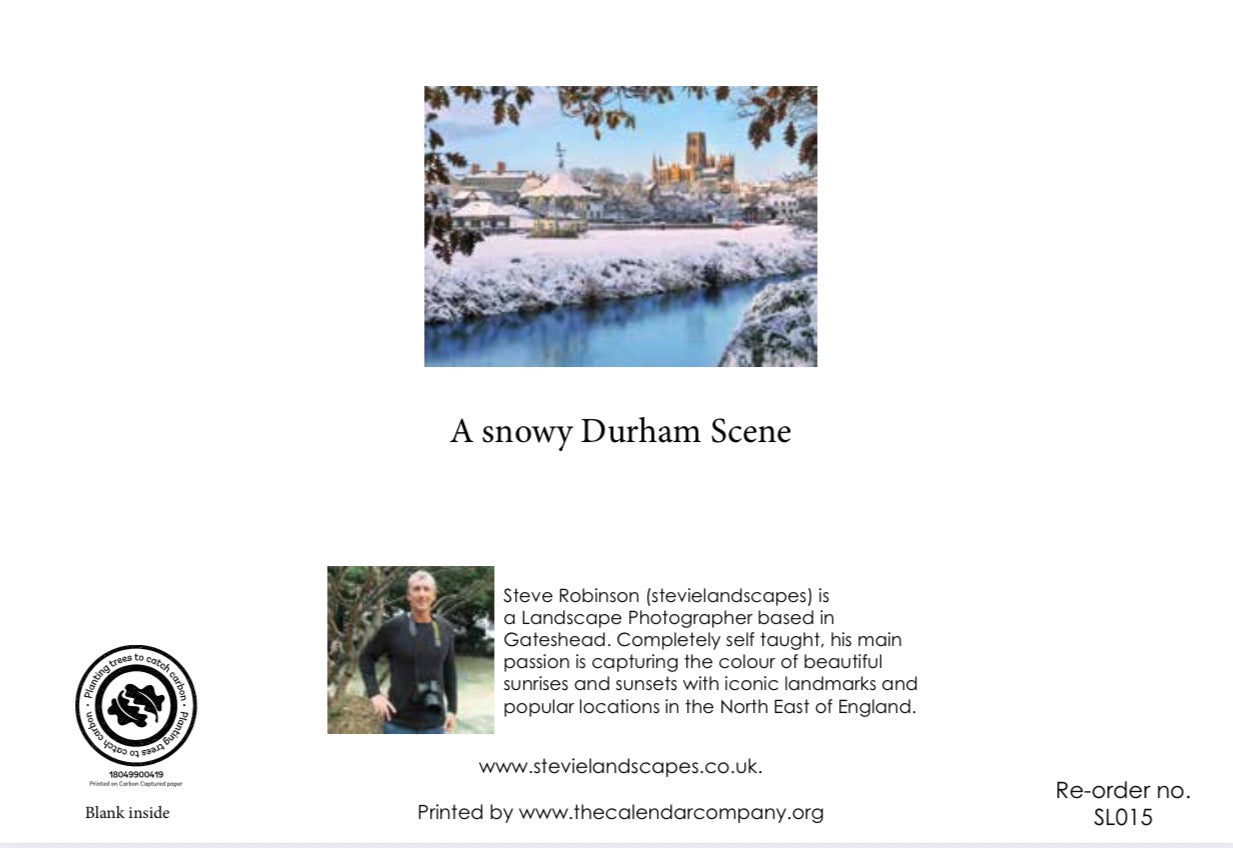 A Snowy Durham Scene