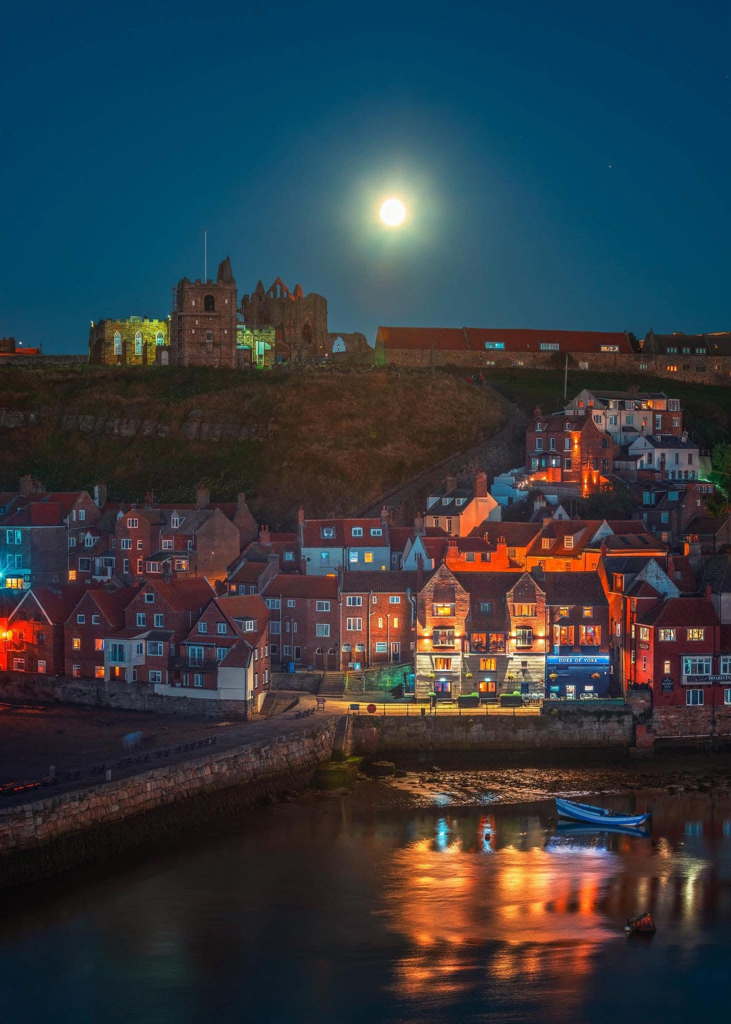 Whitby under the Moonlight.