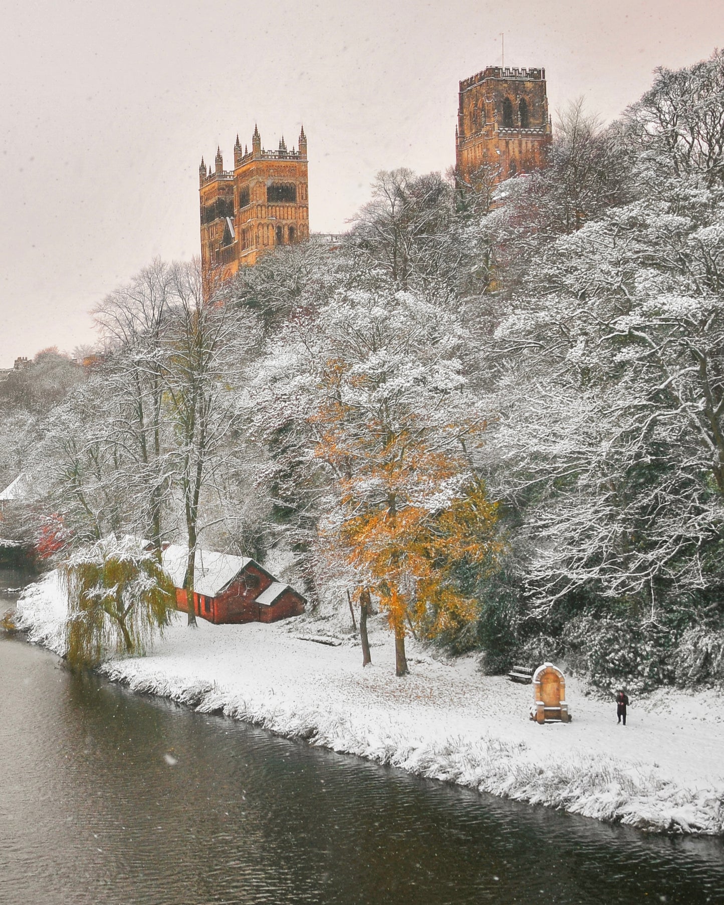 Magical Durham in the snow.