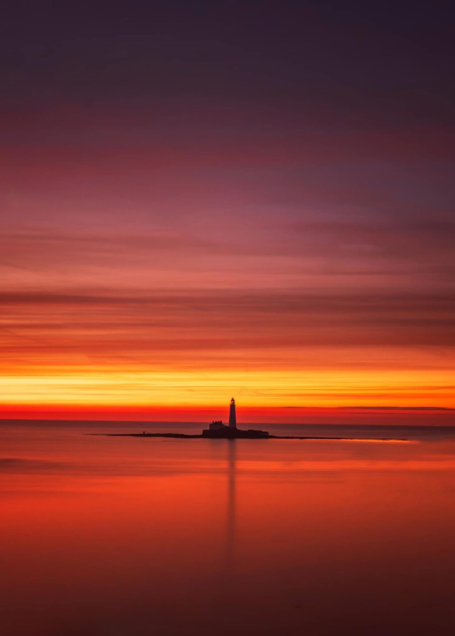 Vivid Early Morning Colours at St. Mary’s Lighthouse.
