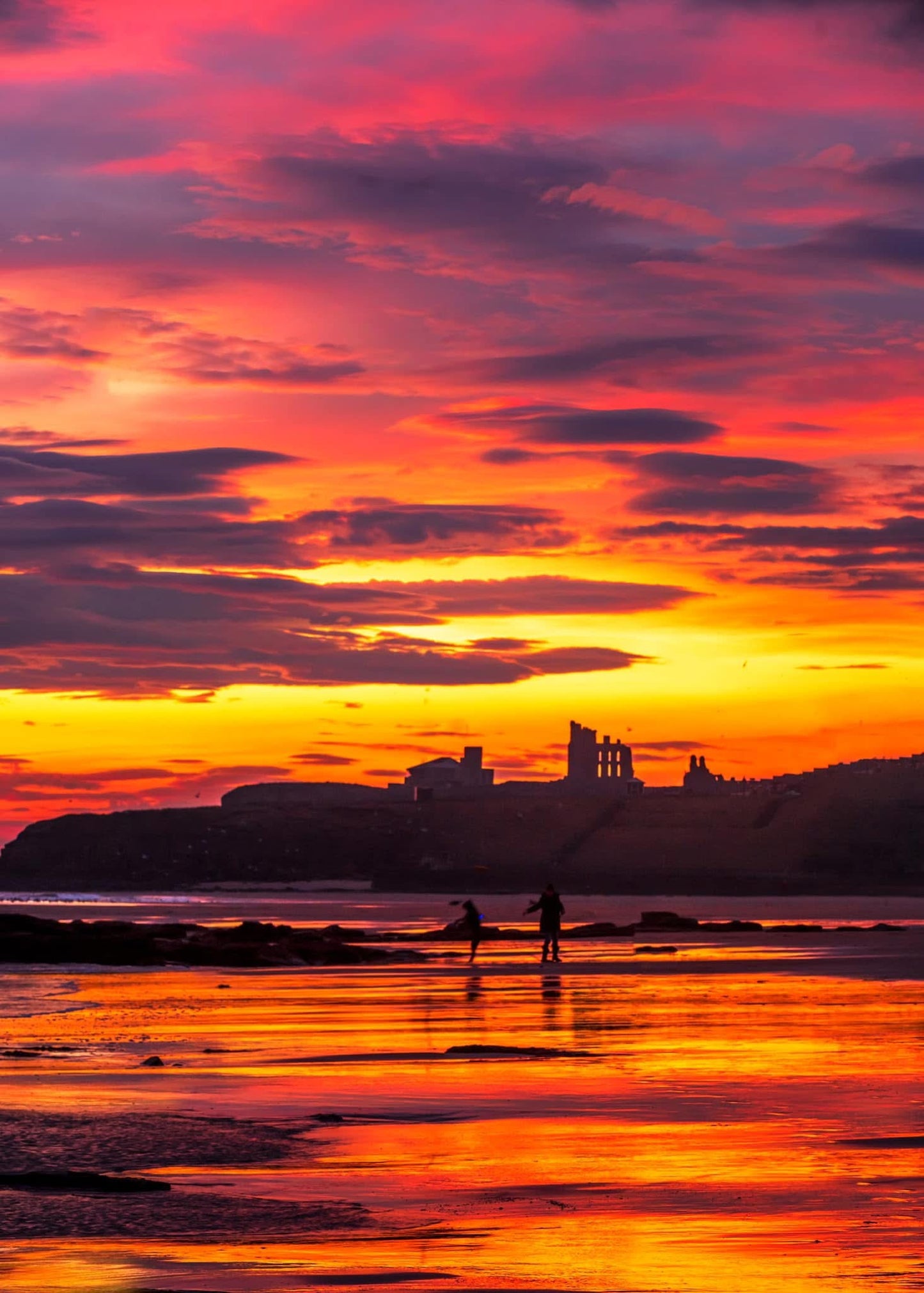 Incredible pre sunrise colours at Tynemouth.
