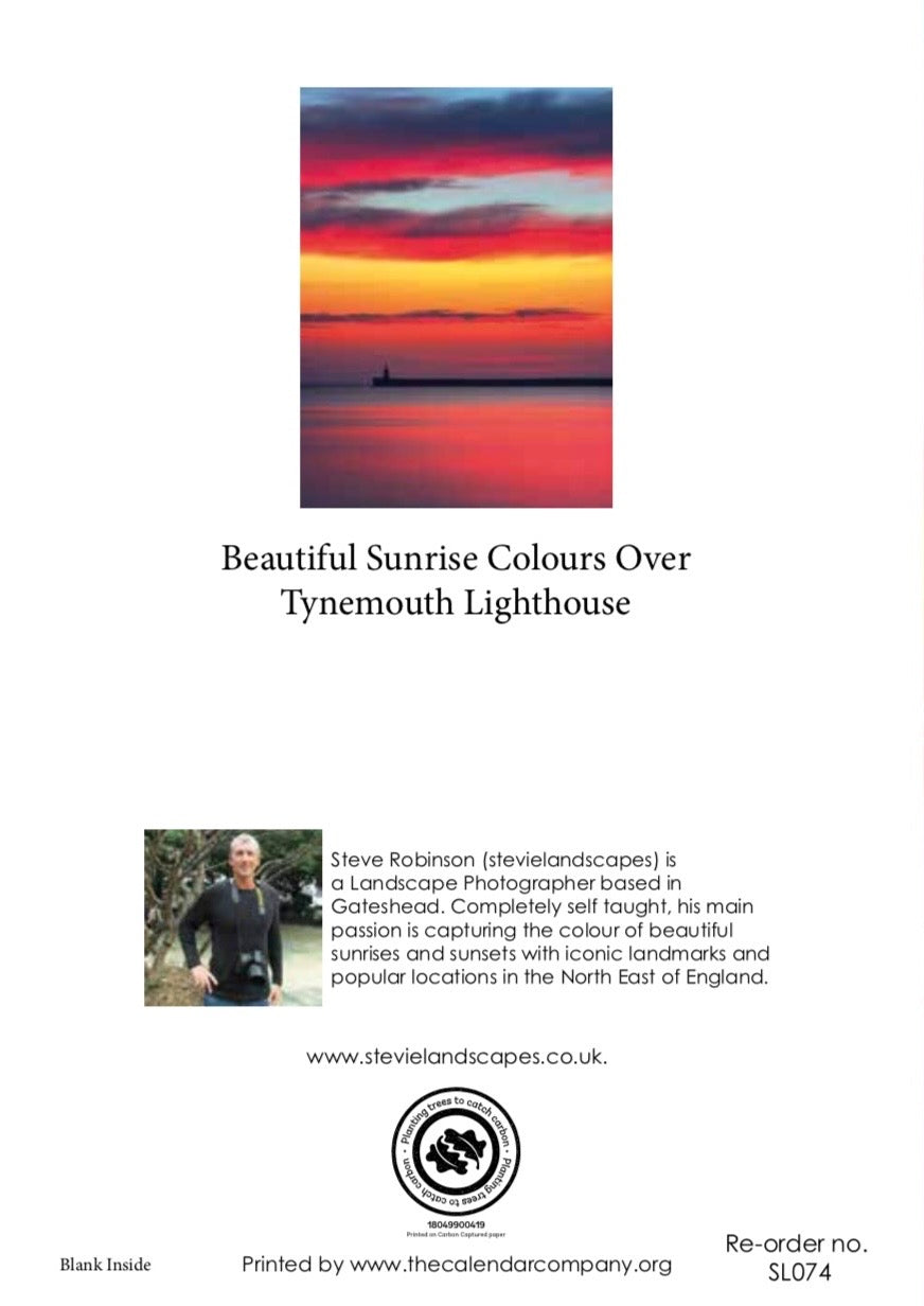 Beautiful sunrise colours over tiny mouth Lighthouse.