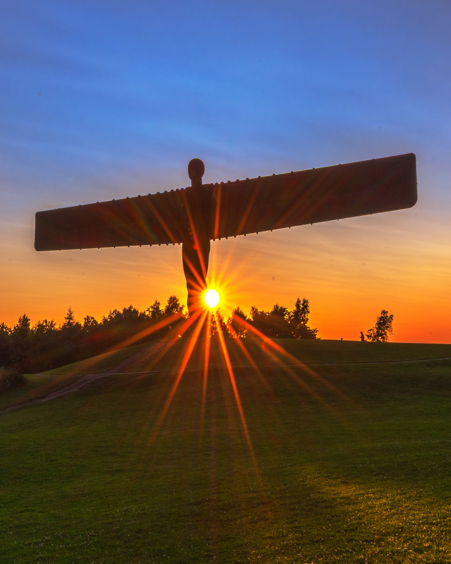 Angel of the North Sunburst.