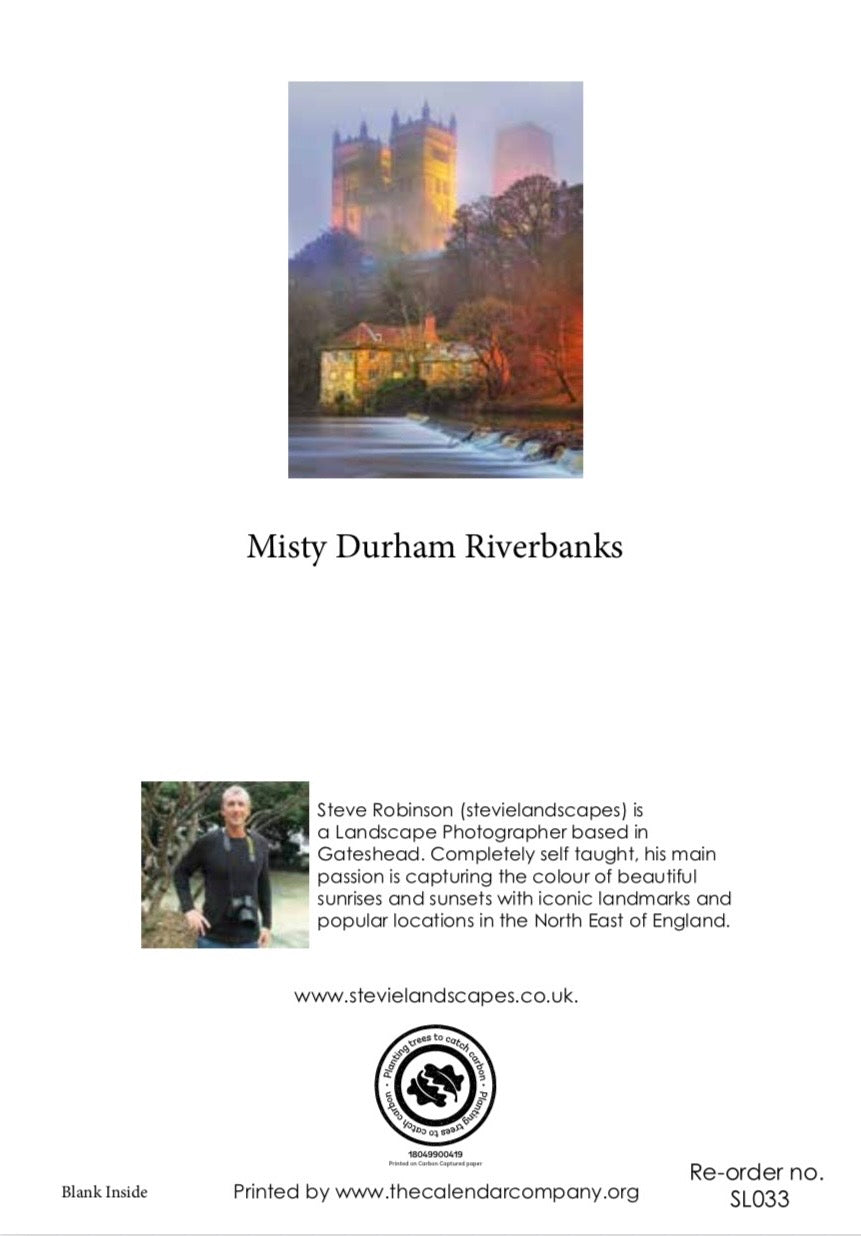 Misty Durham Riverbank.