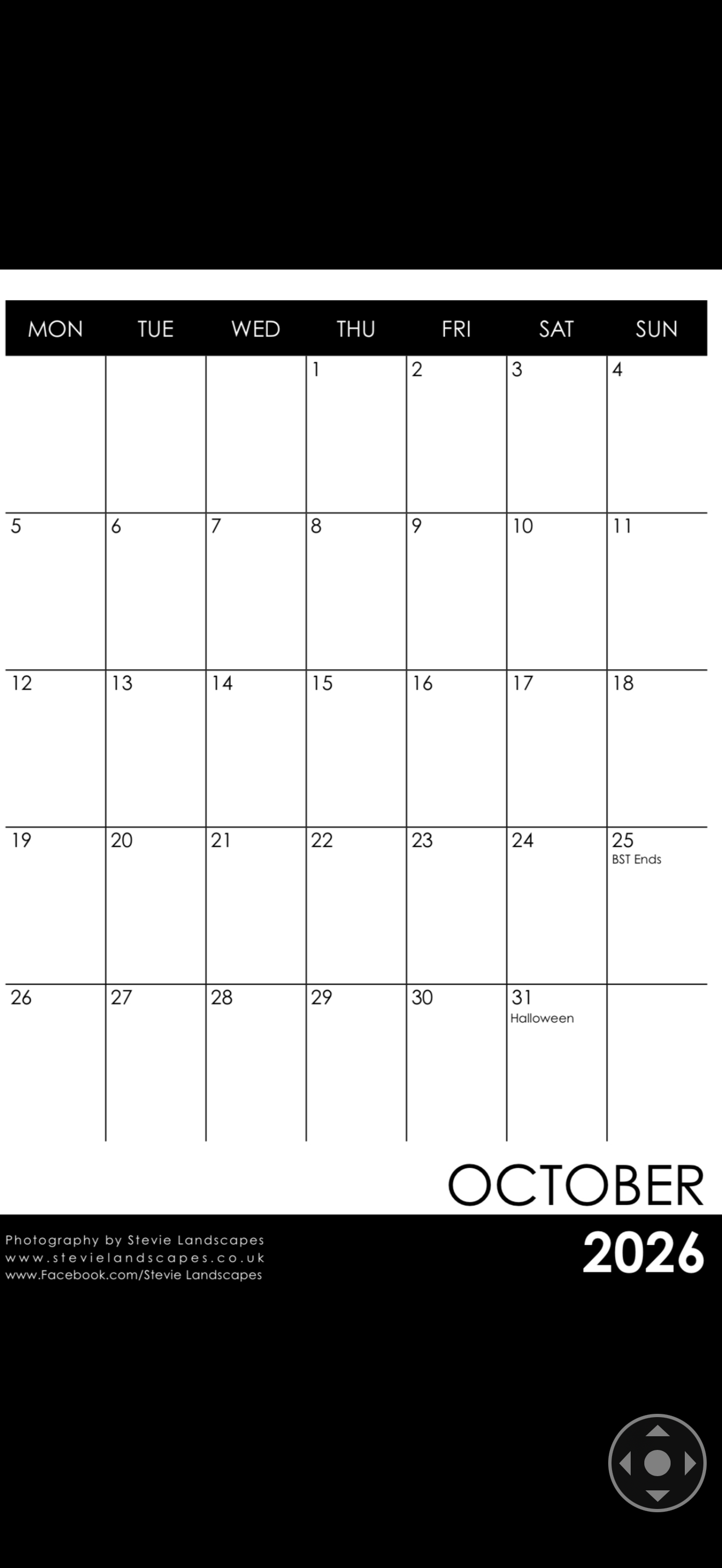Stevielandscapes 2026 calendar of north east England with free A5 Print of Sycamore Gap in the golden hour.