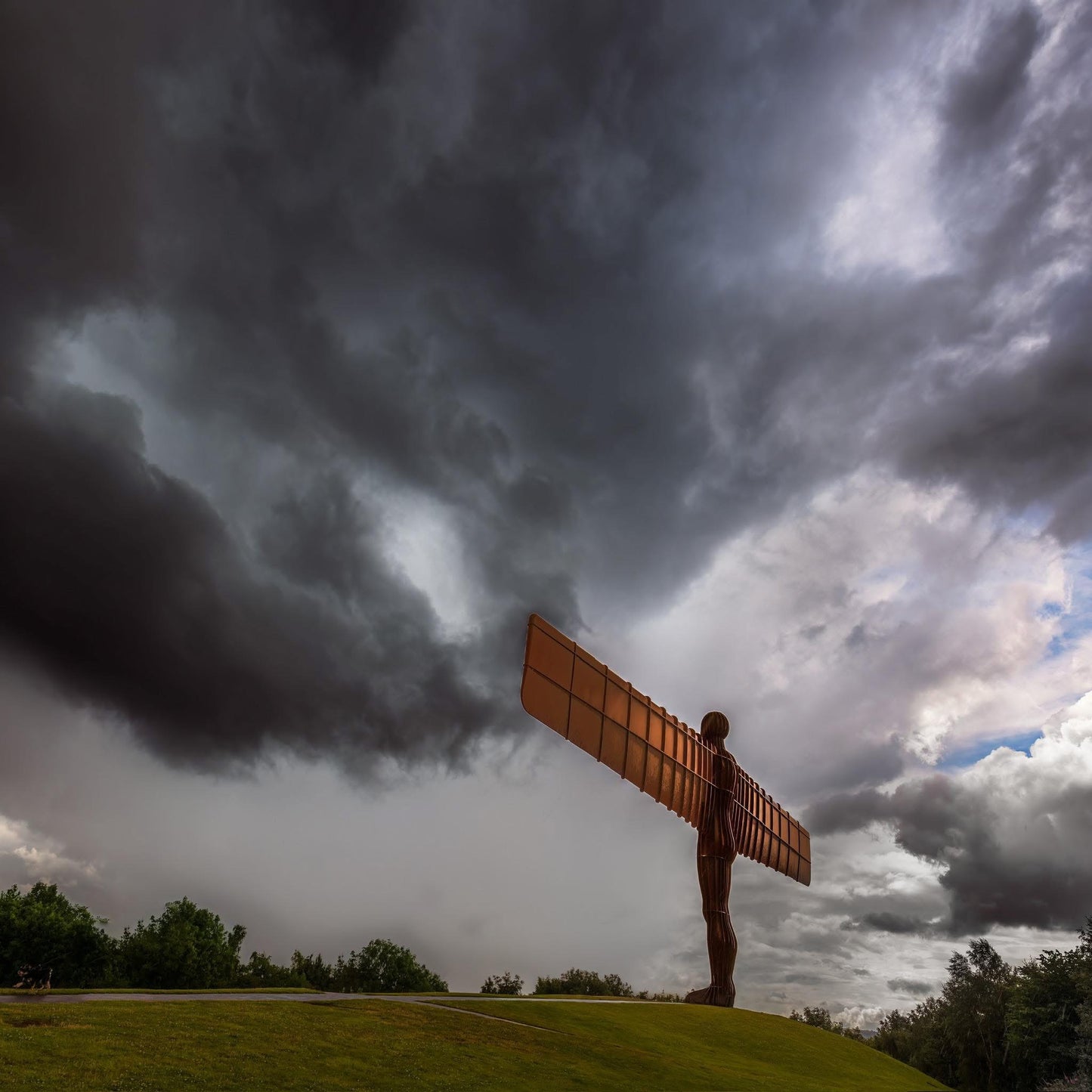 Stormy Angel Skies.