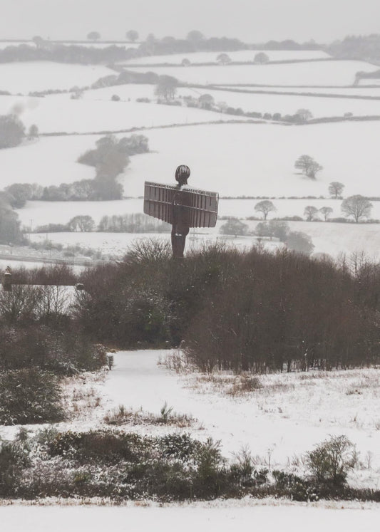 Angel of the North Snowscape.