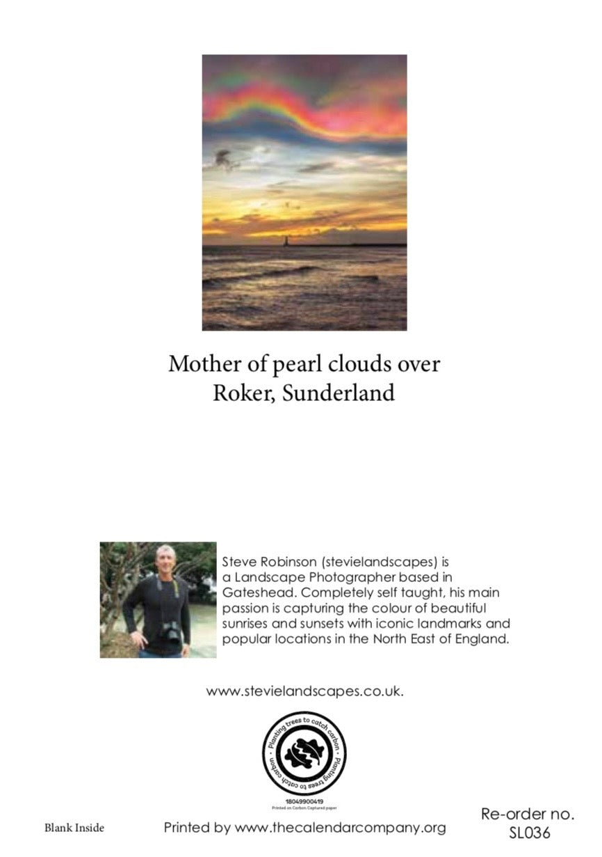 Mother of Pearl Clouds over Roker, Sunderland.