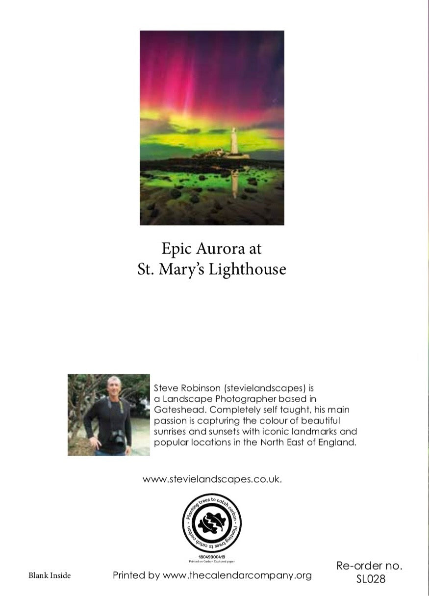 Epic Aurora at St. Mary’s Lighthouse.