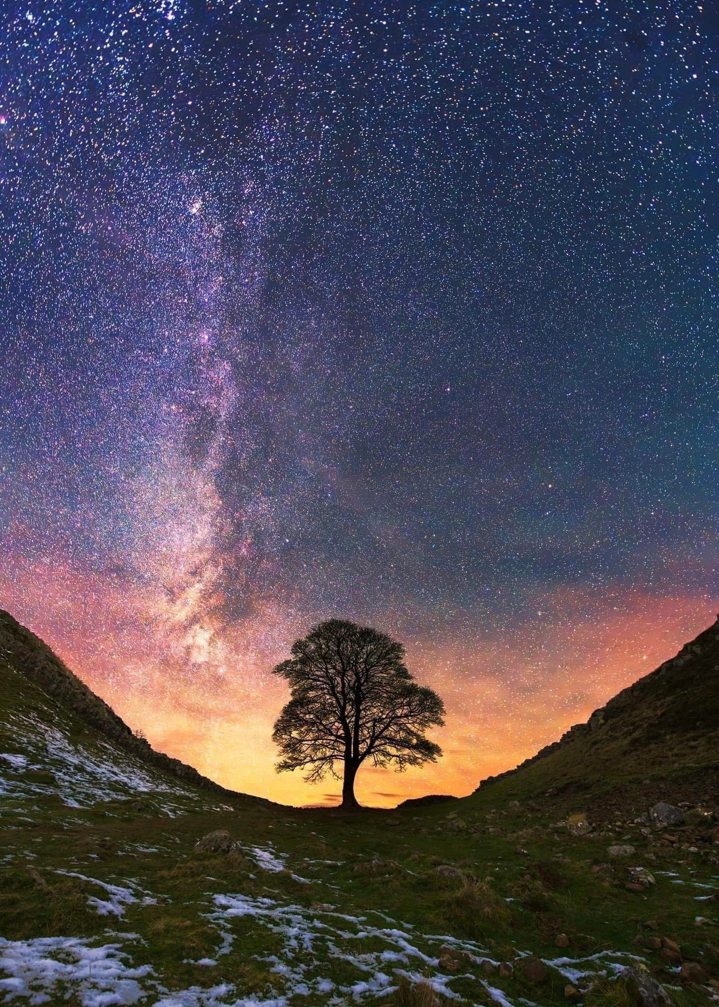 Sycamore Gap with the Milky Way digital download