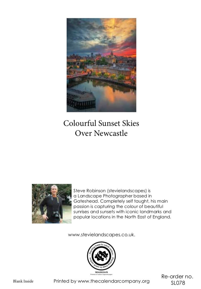 Colourful Sunset Skies over Newcastle