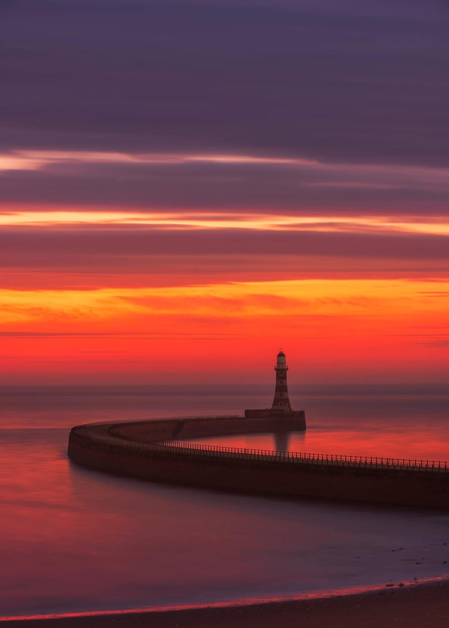 Early morning pastel colours at Roker.
