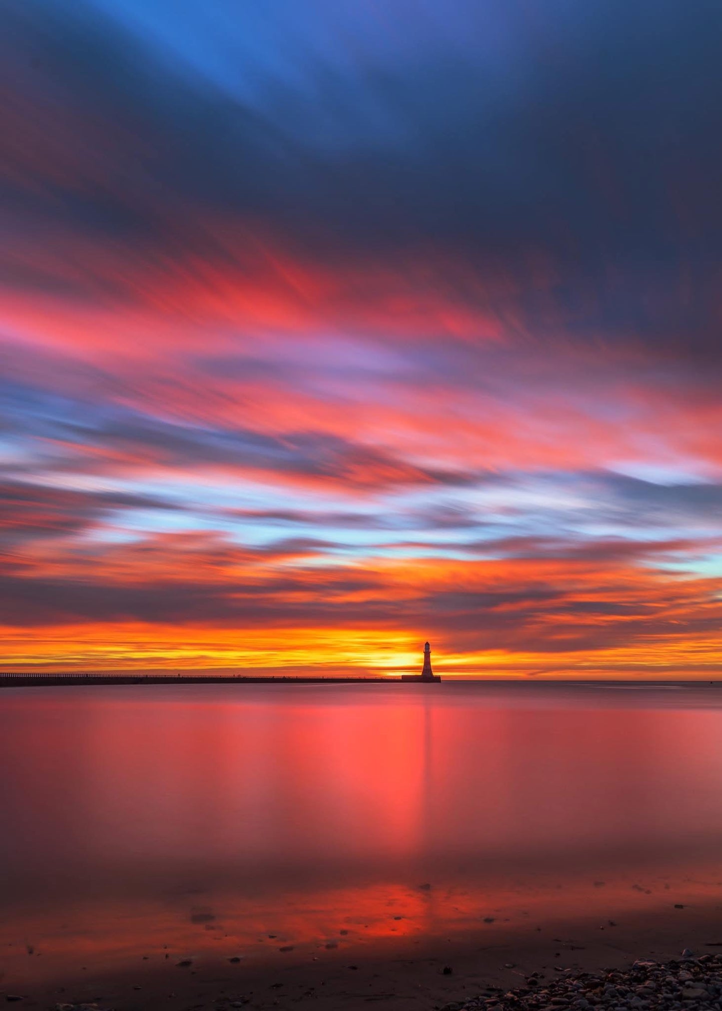 Amazing sunrise colours at Roker.