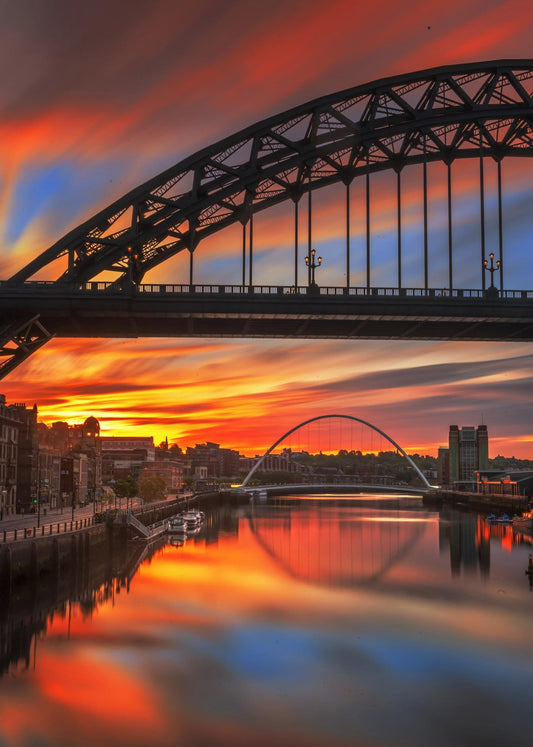 Long Exposure Sunrise on Newcastle Quayside.