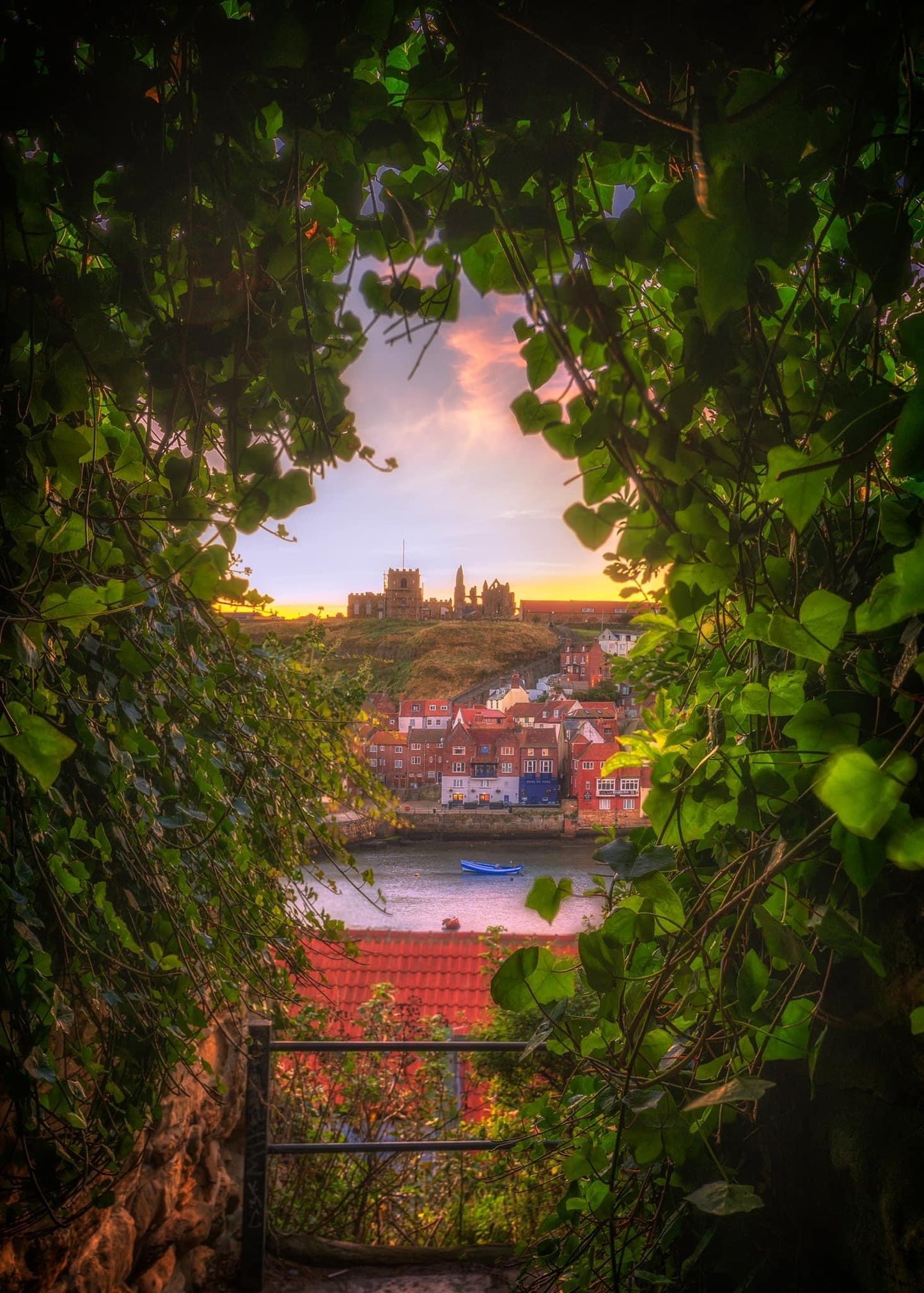 Whitby through the tunnel.