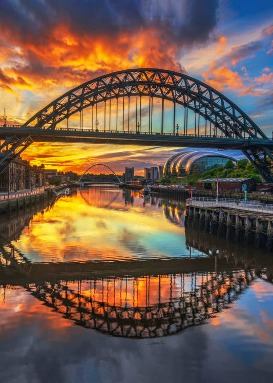 Tyne bridge Reflections.