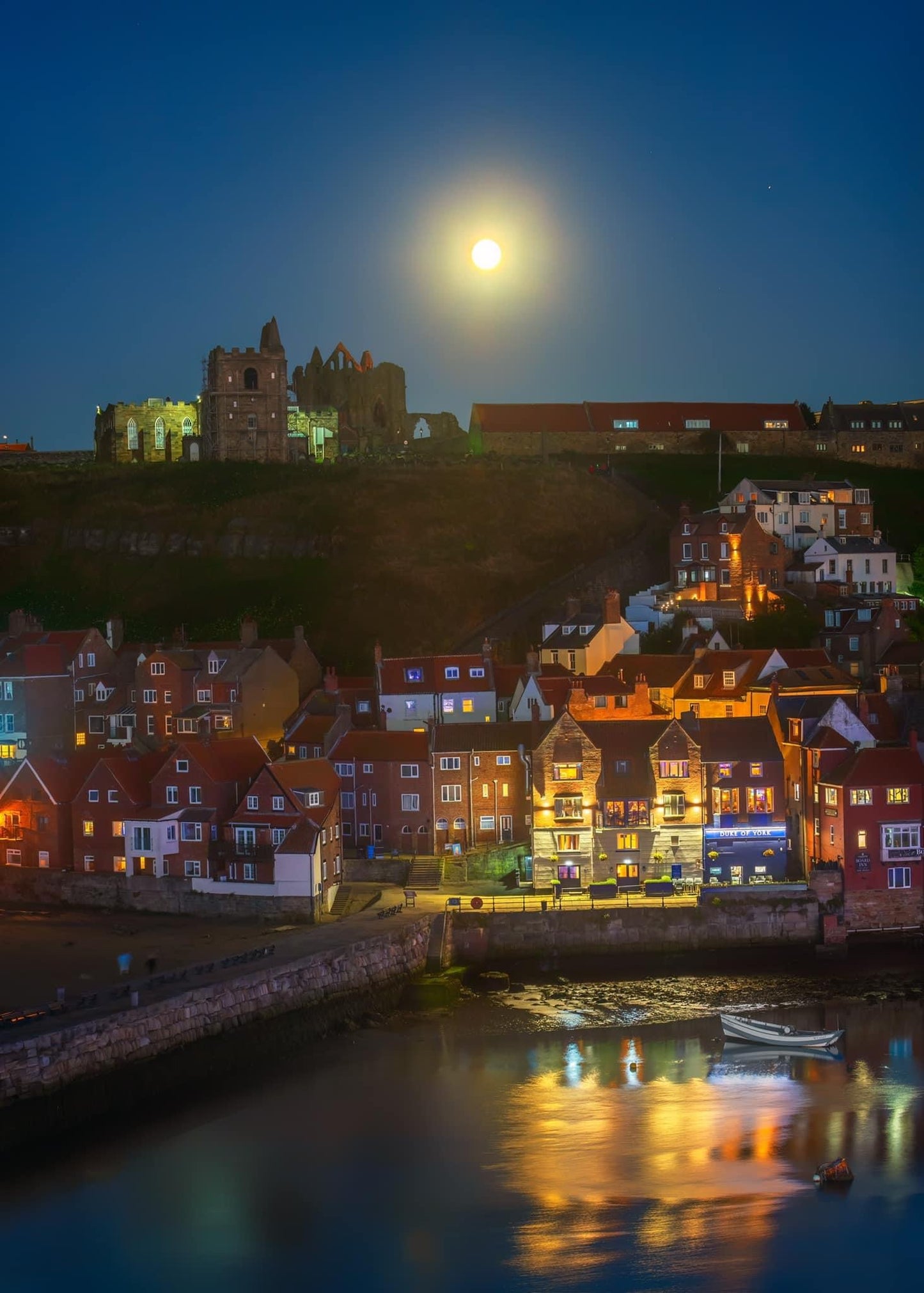 Whitby under the Moonlight.