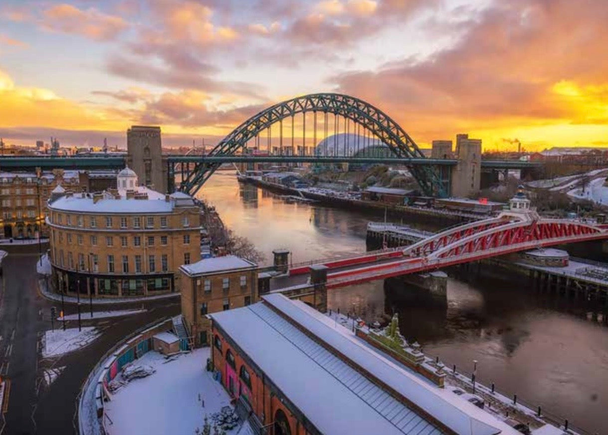 Snowy Morning in Newcastle.