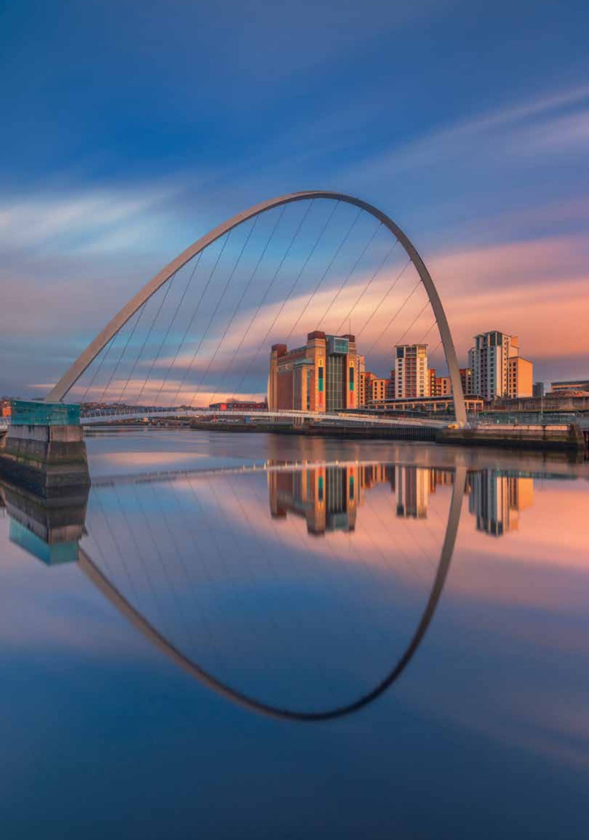 Limited edition Stevielandscapes Gateshead Calendar 2025 with free A4 print of the Angel of the North sunset featured on the front cover.