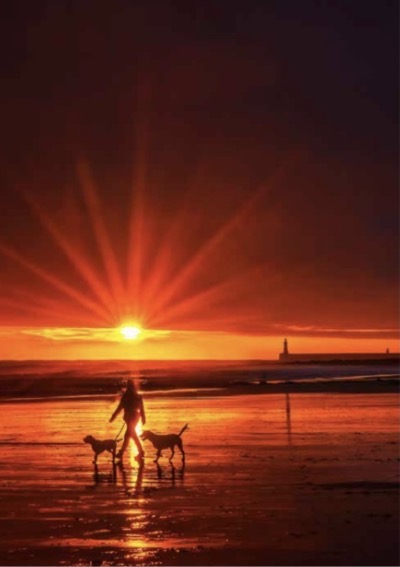 Sunrise on Longsands Beach, Tynemouth