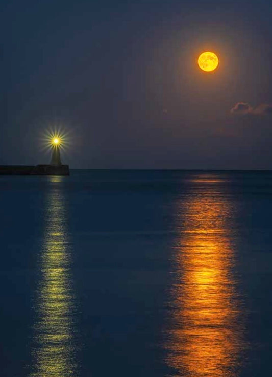 Tynemouth Full Moon.