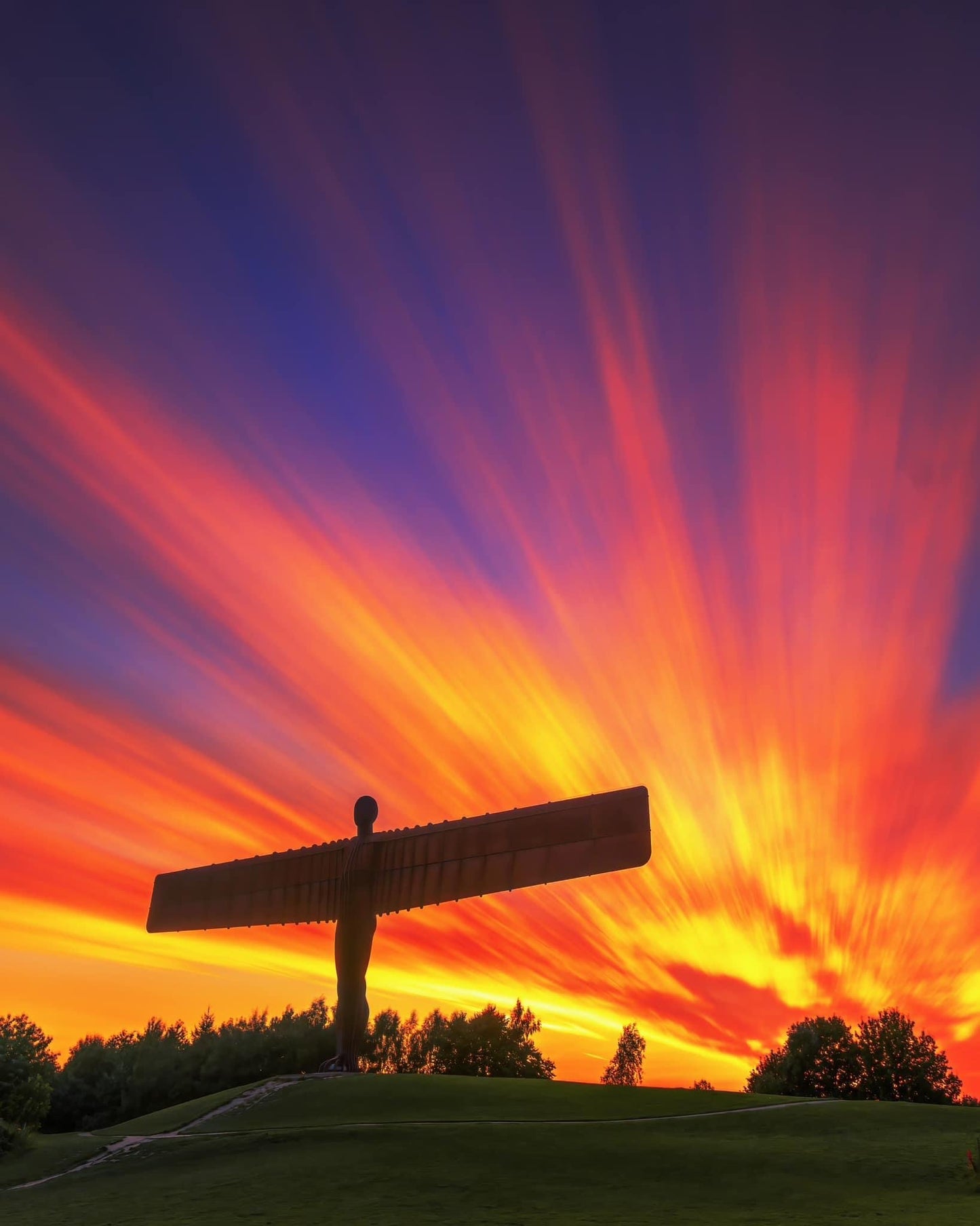 Long exposure of a stunning Angel sunset.