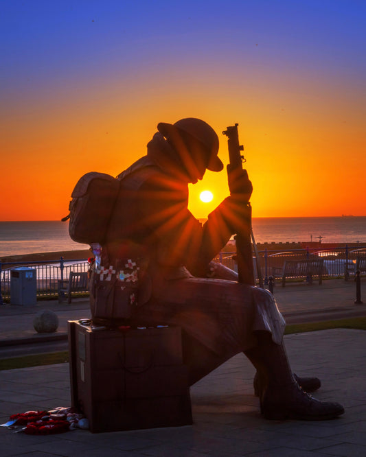 Tommy at sunrise.