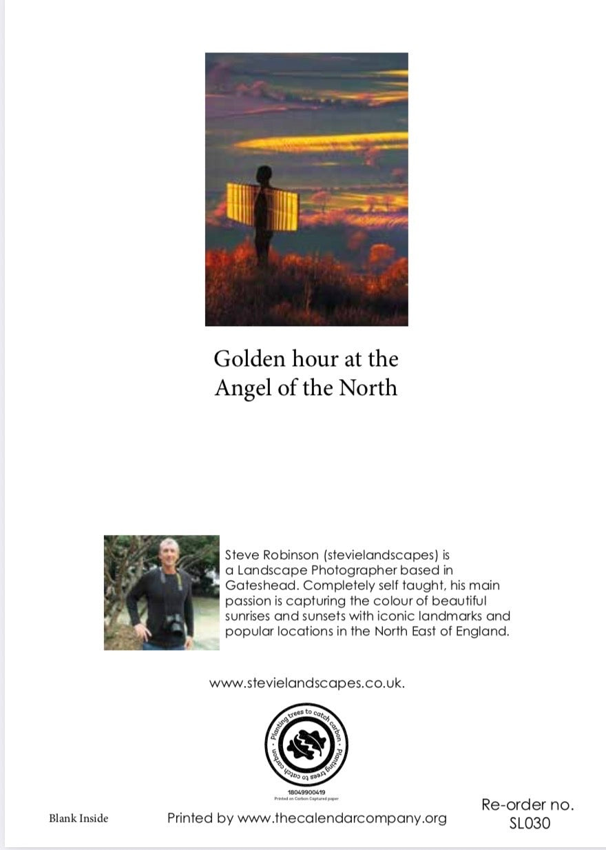 Golden Hour at the Angel of the North