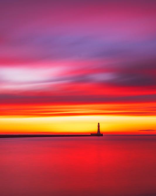 Gorgeous sunrise colours at Roker