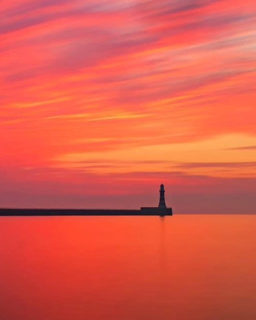 A citrus sunrise at Roker.