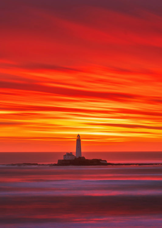 A gorgeous sunrise at St. Mary’s lighthouse 2