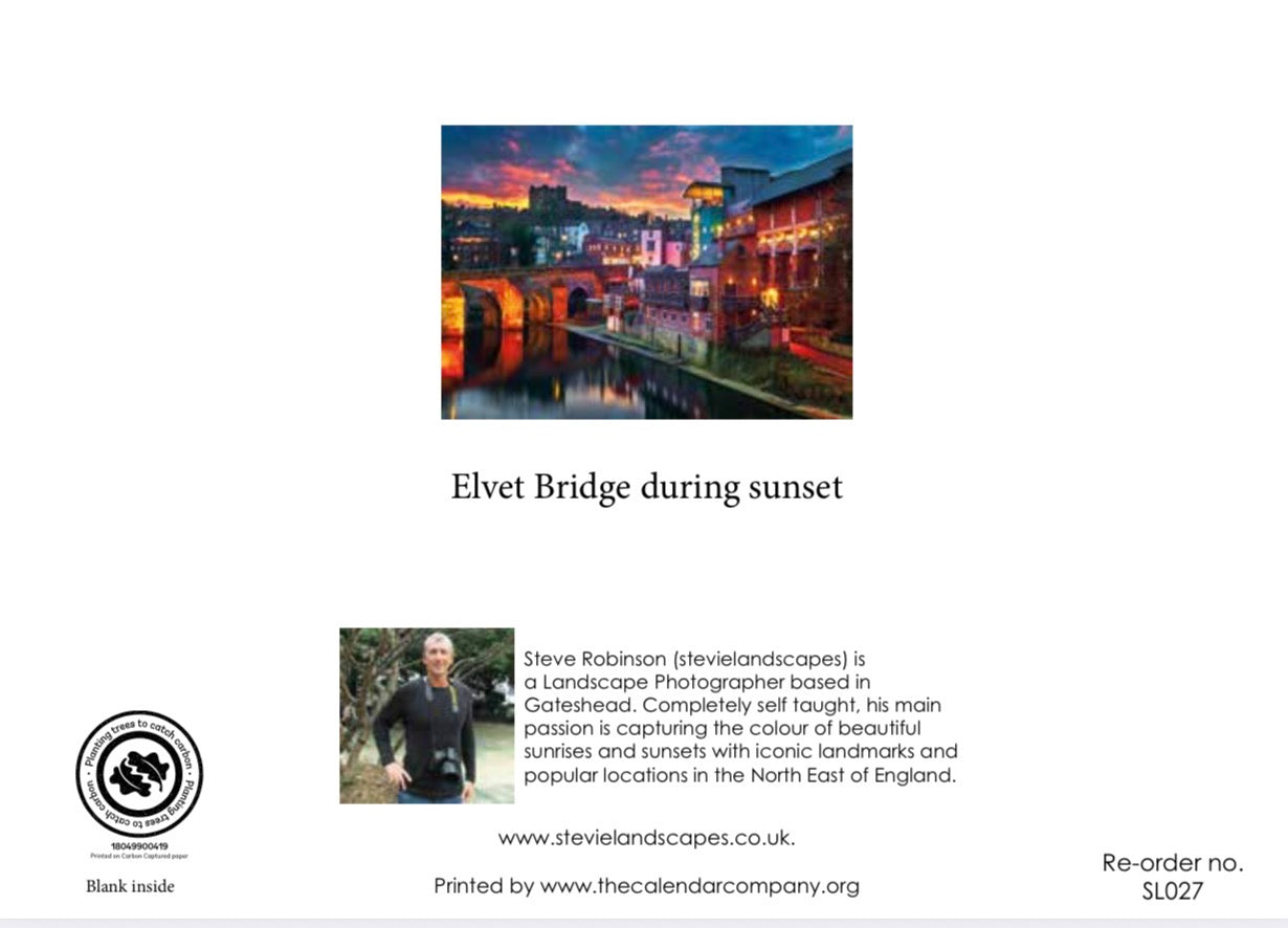 Elvet Bridge During Sunset.