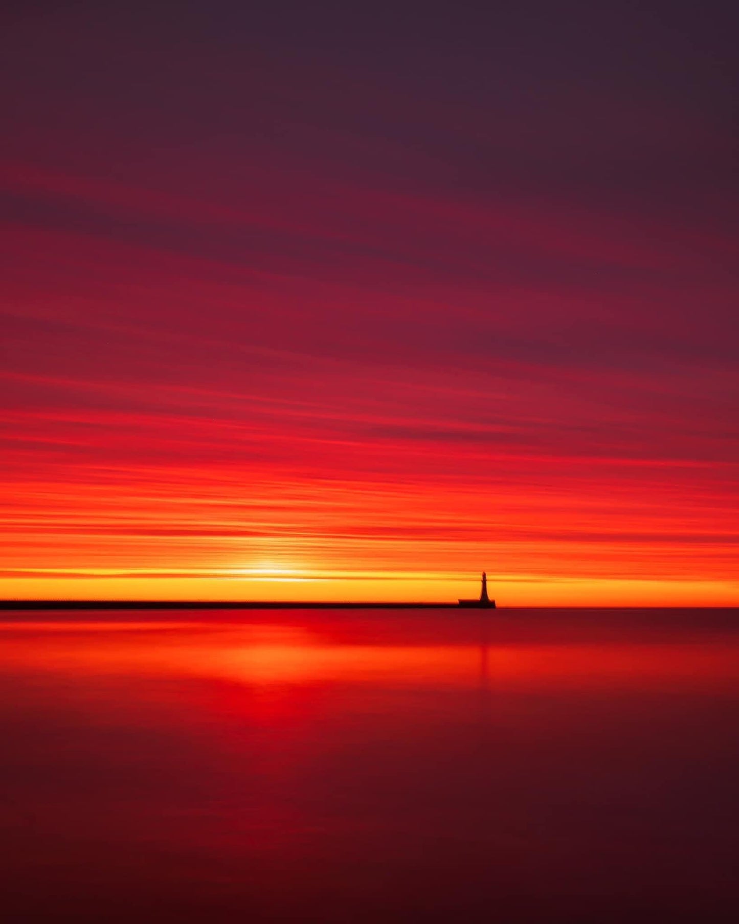 Beautiful Roker sunrise long exposure