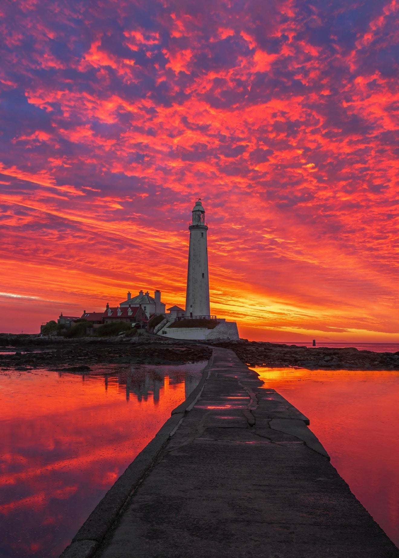 A beautiful sunrise at St. Mary’s Causeway