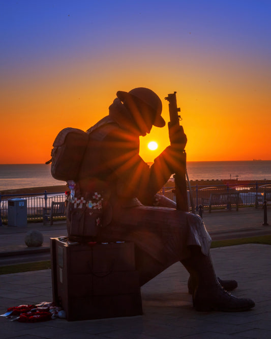 Tommy at sunrise.