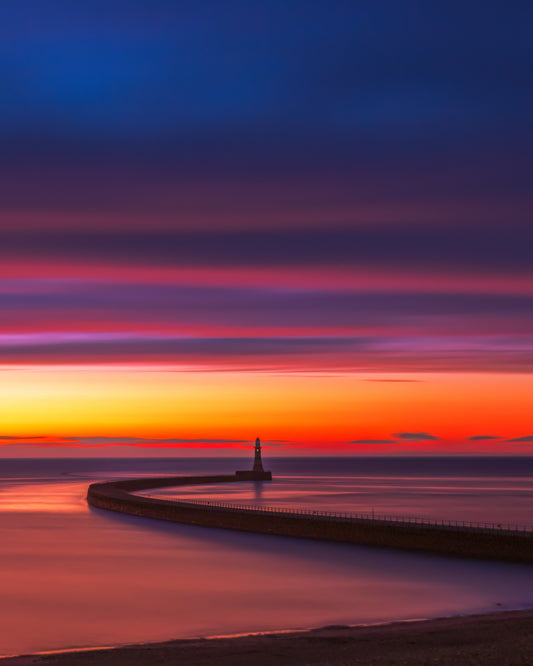 Vibrant early morning colours at Roker.