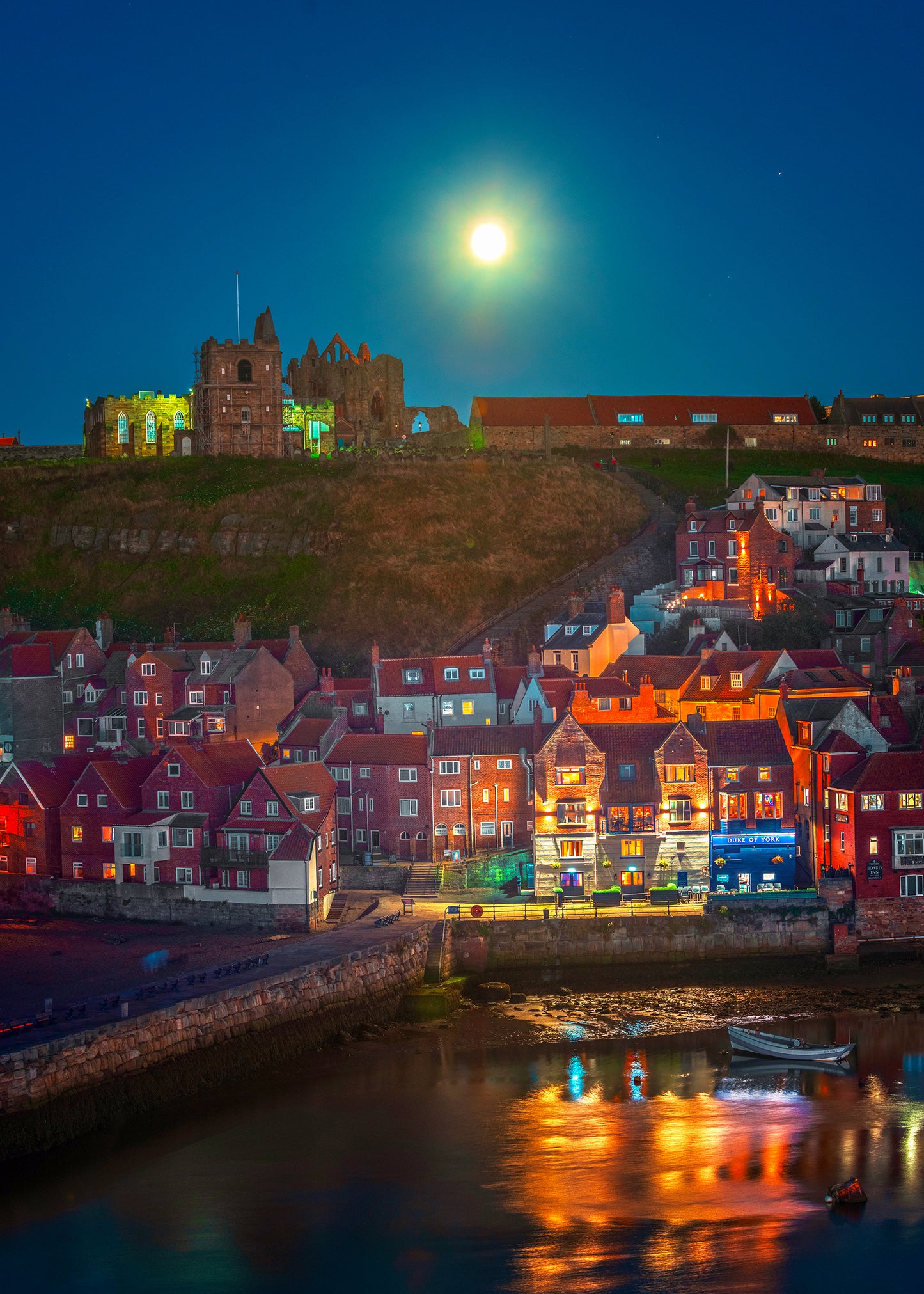 Whitby under the Moonlight.