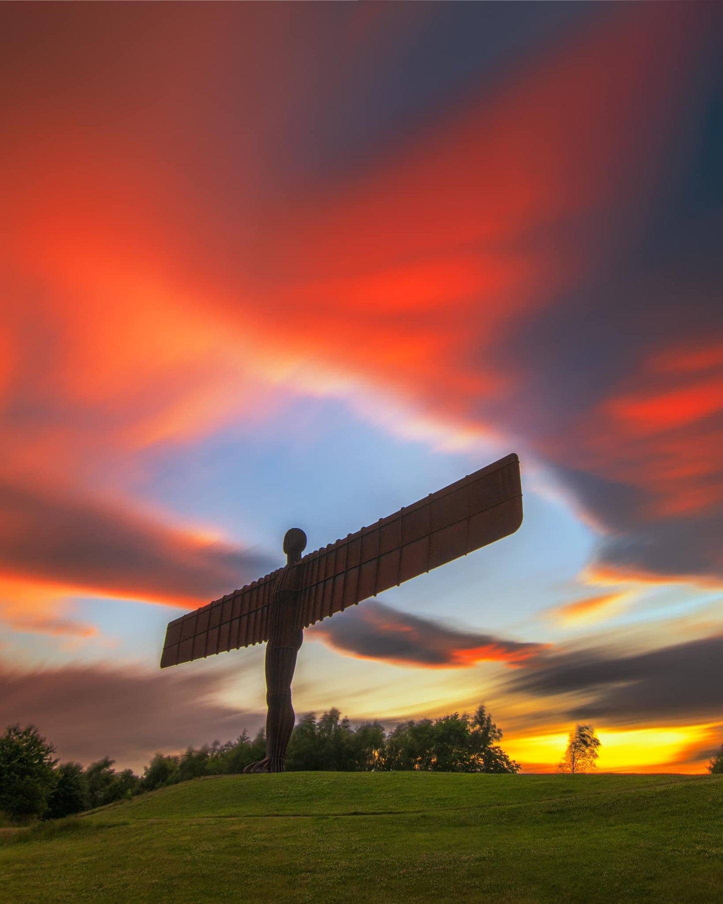 Movement and colour and the Angel of the North.