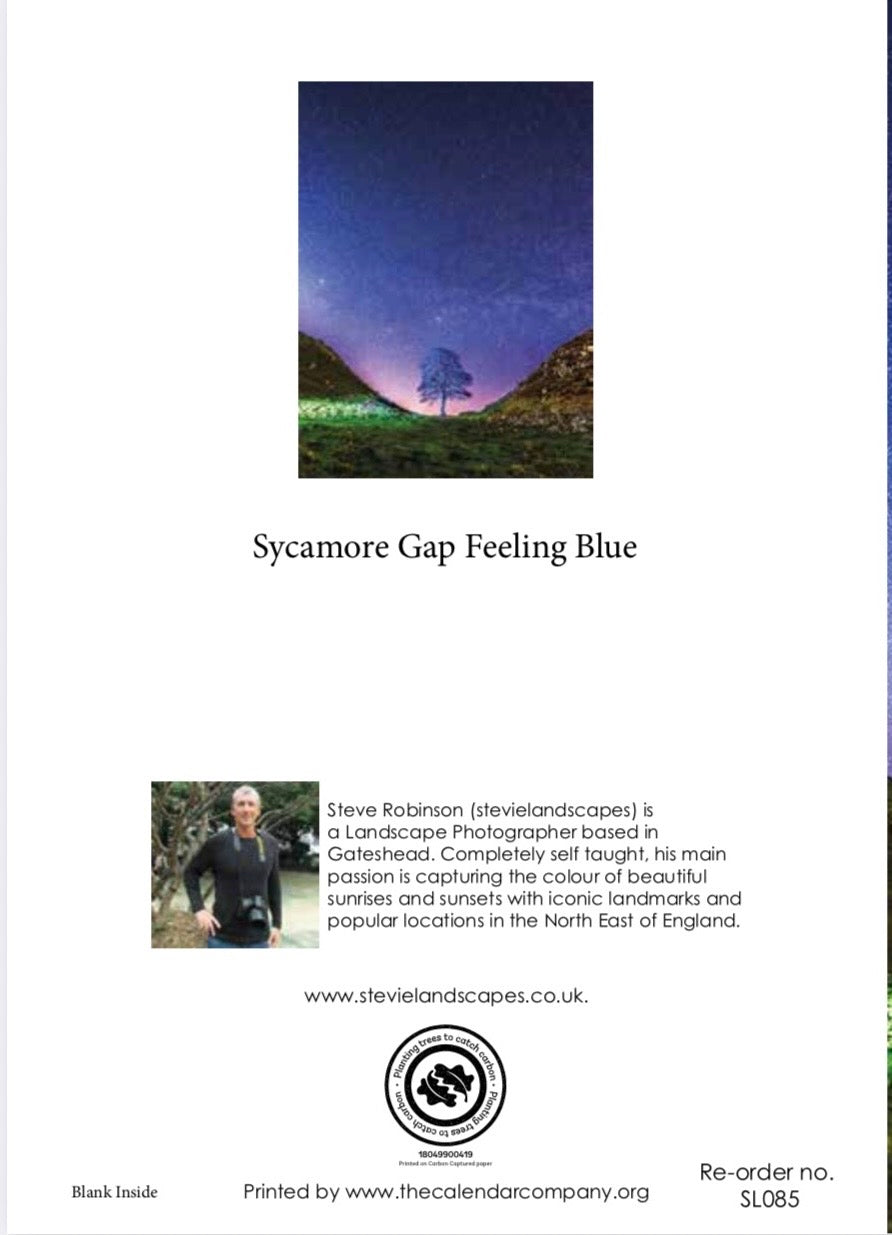 Sycamore gap feeling blue.