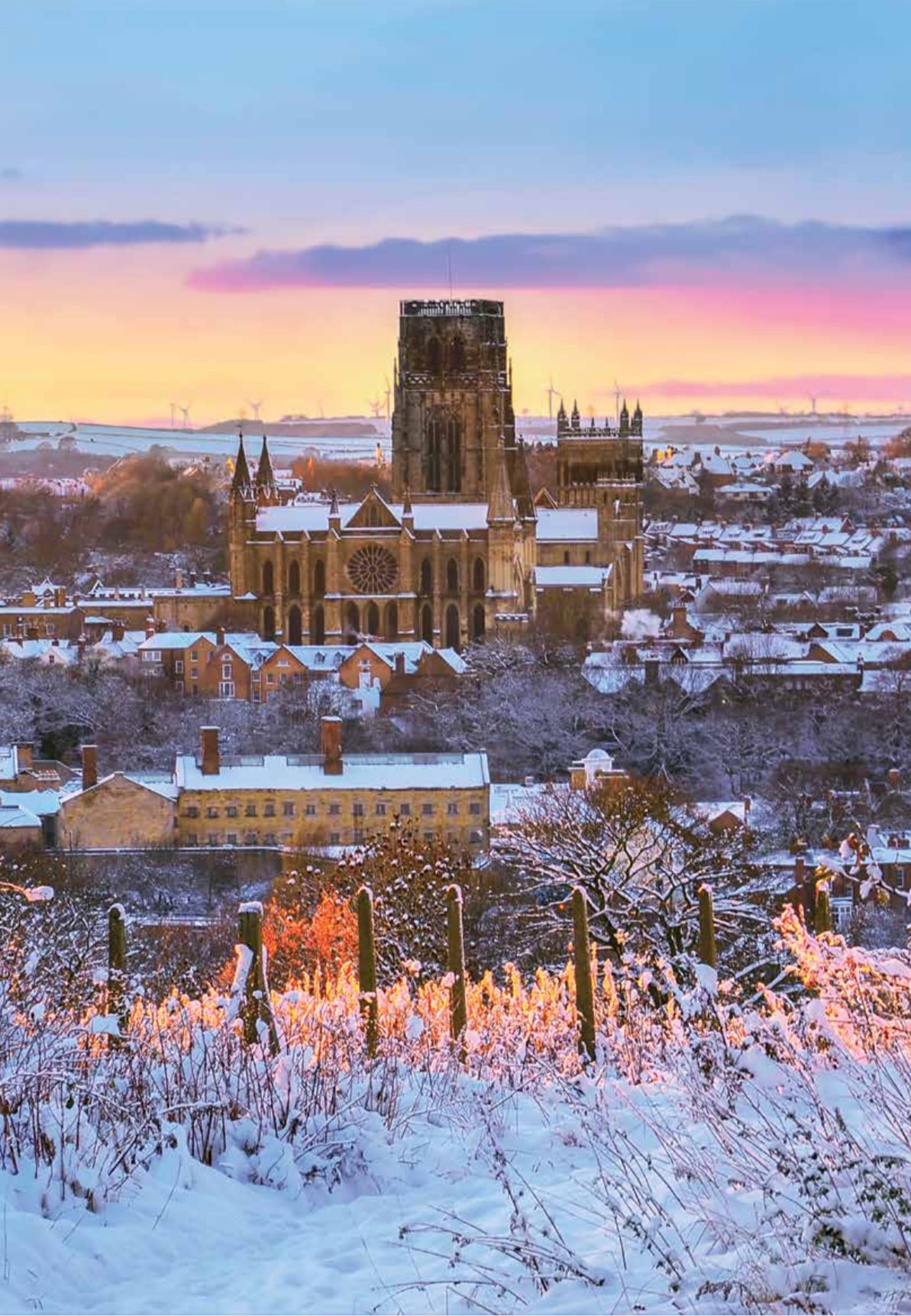 Limited edition Stevielandscapes Durham calendar 2025 with free A4 print of my Elvet Bridge sunset featured on the front cover.