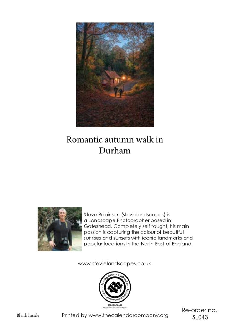 Romantic Autumn Walk in Durham.