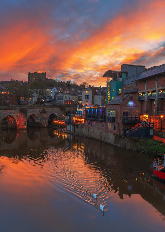 Durham Sunset Swans