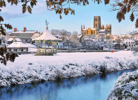 A Snowy Durham Scene