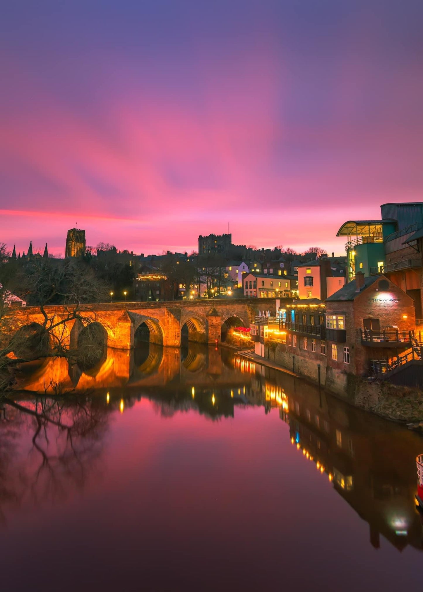 Beautiful Durham Sunset.