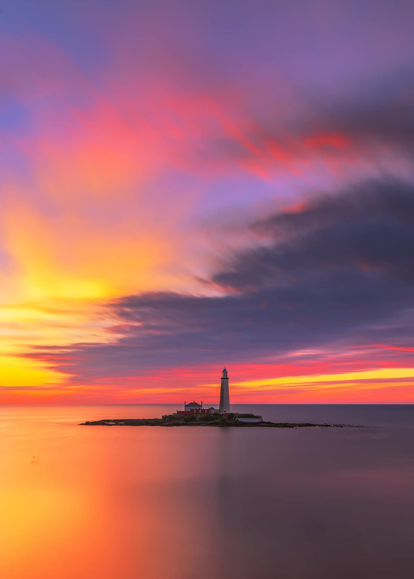 Beautiful pre sunrise at St Mary’s Lighthouse.