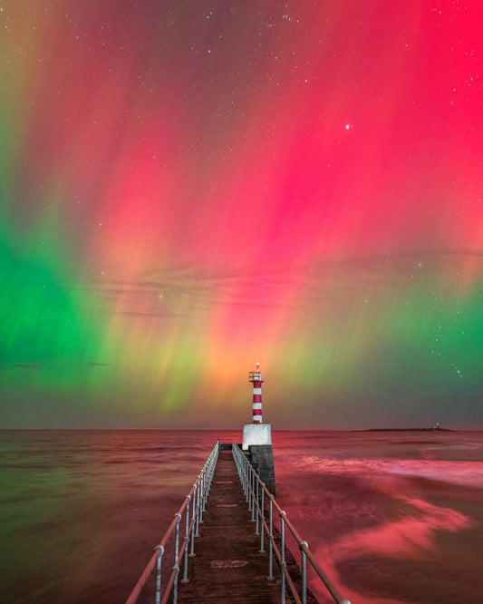 Amble during the great Aurora of October 11th 2024.