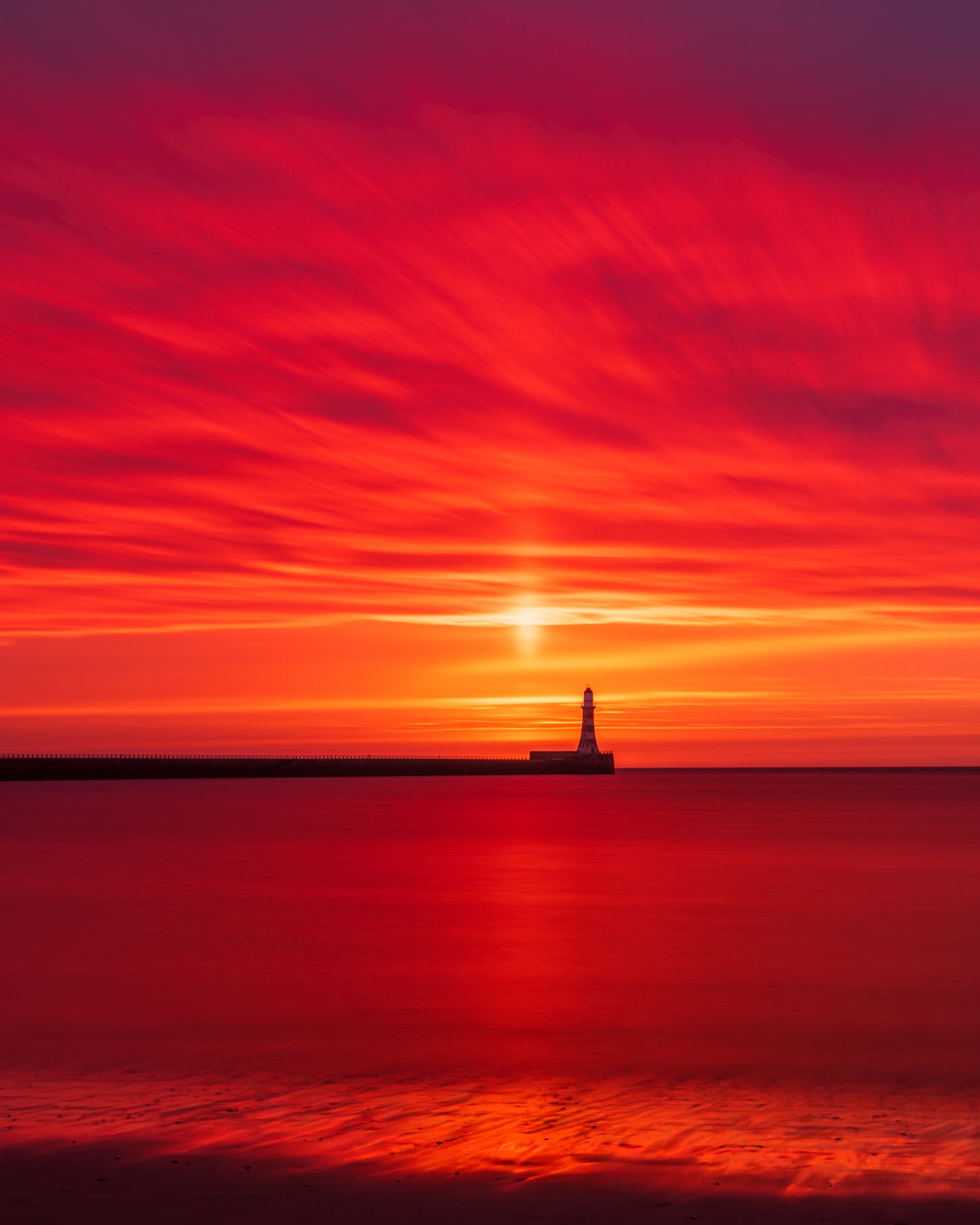 A sunrise to remember at Roker.
